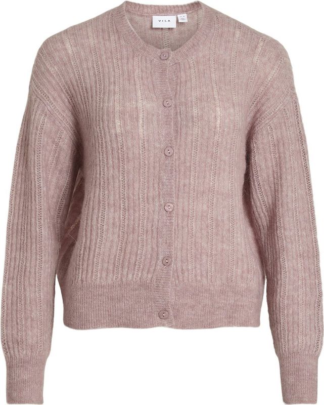 VILA - VIPRETTY O-NECK POINTELLE CARDIGAN - Dames - Cardigans