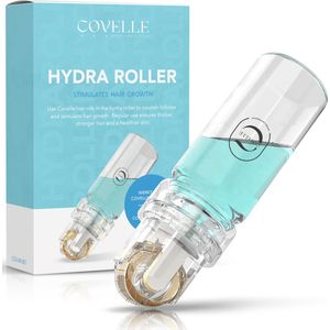 Covelle - Hydra roller - Dermaroller - 64 naalden -Microneedle - Baardgroei - Huid - Acne - Haargroei - Geschikt voor huid en haar - microneedling
