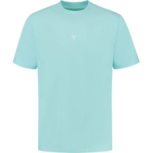 Purewhite - Heren Loose Fit T-shirts Crewneck SS - Aqua - Maat XL