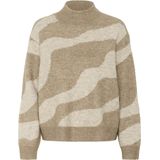 SAINT TROPEZ - MallieSZ - Trui - Beige - Knitwear
