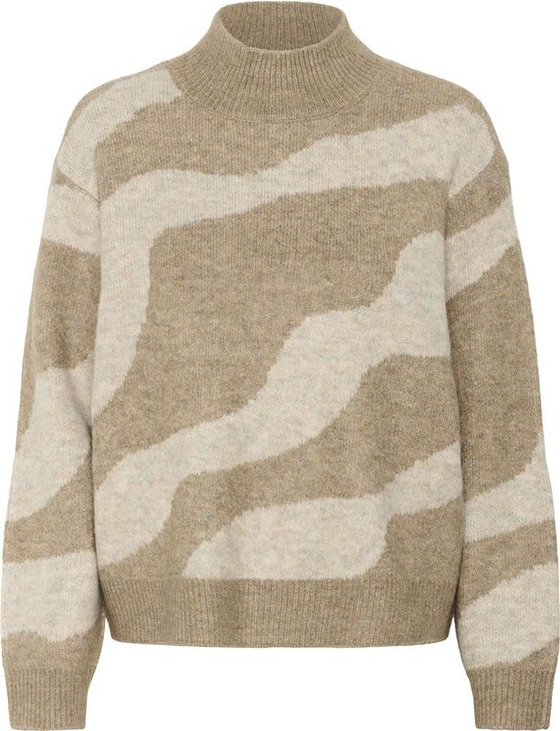 SAINT TROPEZ - MallieSZ - Trui - Beige - Knitwear
