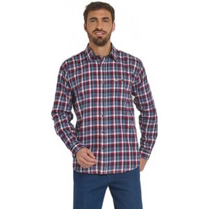 Warm flanellen overhemd met ruitjes