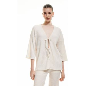 Sjaalkraag Binding gedetailleerd Cardigan