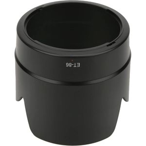 86mm lens hood - Sigma 50-500 - sun canopy - black plastic voor EF 70-200mm F2.8 is camera's