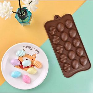 Actie4you® - Pasen - Siliconen Bakvorm - Fondantvorm - Chocoladevorm voor Pasen - Chocolade eitjes
