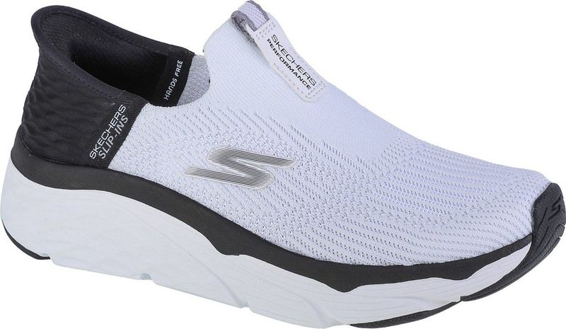 Skechers Handsfree instappers voor dames met maximale demping en zachte transitie, sneaker, Wit/Zwart, 37 EU