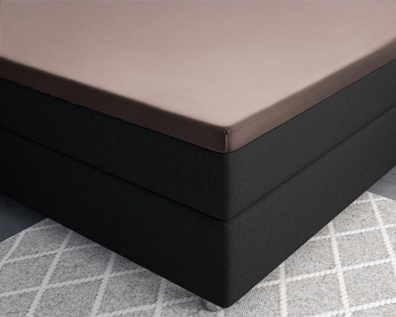 Primaviera - Deluxe Splittopper Hoeslaken - Taupe - 180 x 220