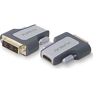 Belkin AV54007QP HDMI-naar-DVI-videoadapter - Grijs