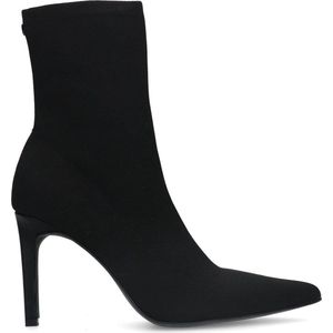 Sacha - Dames - Zwarte sock boots met naaldhak - Maat 36