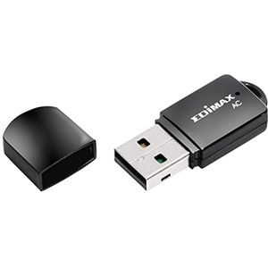 Draadloze Dual-Band Mini USB Adapter AC600 voor Razendsnelle Wifi