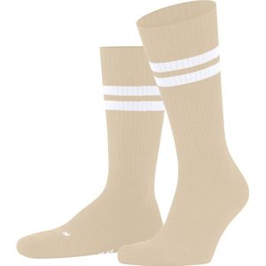 FALKE Dynamic gedessineerd katoen sokken unisex beige - maat 42-43