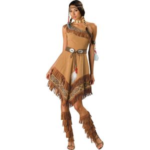 Chique indianen kostuum voor dames - Premium  - Verkleedkleding - Medium