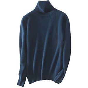 Dames Trui met Hoge Hals van Warm Minky Kasjmier voor Herfst
