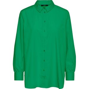 Vero Moda Blouse Vmella L/s Basic Shirt Noos 10264952 Bright Green Dames Maat - S