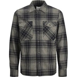 JACK&JONES - JJEEDDIE OVERSHIRT LS NOOS - Geruit Overhemd - Lange Mouwen - Comfort Fit