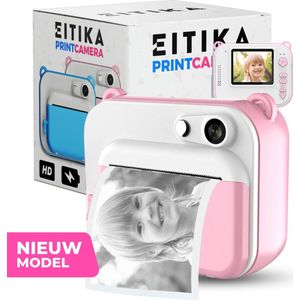 EITIKA Camera - Printer - Digitale Foto Camera - Camera Met Printer - Nederlandse Handleiding & Ebook - Oplaadbaar