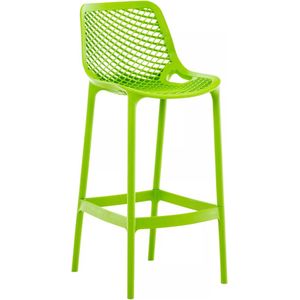 In And OutdoorMatch Barkruk Moriah - Set van 1 - Ergonomisch - Barkruk keuken of kantine - Groen - 75cm