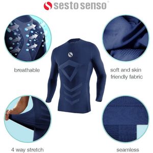Thermisch compressieshirt voor heren, korte mouwen, sportondergoed
