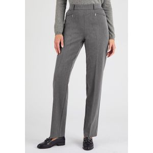 Damart - Klassieke broek met rechte pijpen - Dames - Grijs - 42