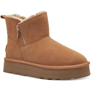 s.Oliver Winterlaarzen - Cognac - Leer - Gevoerd