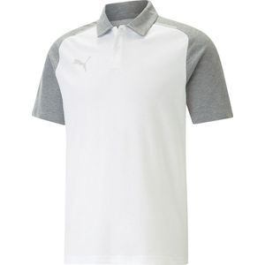 Puma Team Cup Casuals Polo Heren - Wit | Maat: L