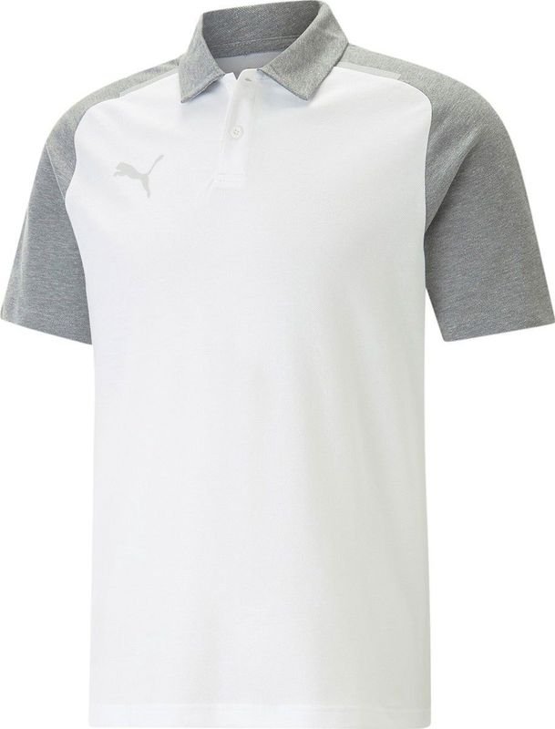 Puma Team Cup Casuals Polo Heren - Wit | Maat: XL