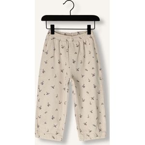 PLAY UP Printed Twill Trousers Broeken Meisjes - Creme - Maat 140