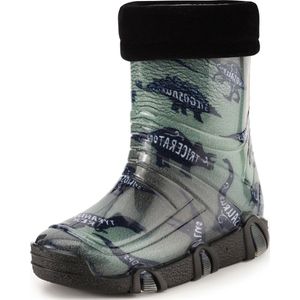 Ladeheid Kinder Regenlaarzen - Gevoerd Rubberen met Manchet Waterdichte - PVC - LA-ZT-Szuwarek2021 - Muster-50 - 21/22