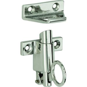 Artitec Wallebroek Raamknip Elegant met sluitplaat glans nikkel