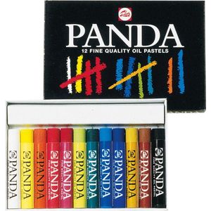 Talens Panda oliepastel, doos van 12 pastels 12 stuks
