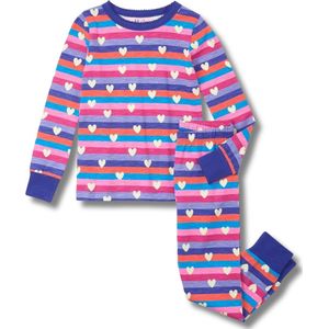 HATLEY pyjama meisje Stripes & Hearts Cotton maat 134-140