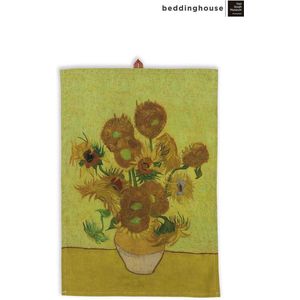 Beddinghouse x Van Gogh Theedoek Sunflower Geel