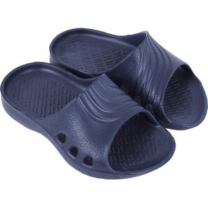 Universele en duurzame, marineblauwe teenslippers van hoogwaardig rubber - BAMBINO LEMIGO / 30-31
