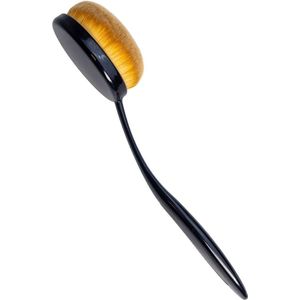 Intirilife Make Up Brush Ovaal in maat 3 - Borstel diameter 3 cm - Beauty Blender Make-up Brush Tandenborstel vorm Inktborstel Cosmetische Brush voor Foundation Concealer Primer Schilderen