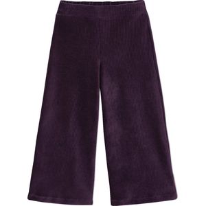 Wijde Fluwelen Broek - Antraciet - Meisjesbroek - Corduroy