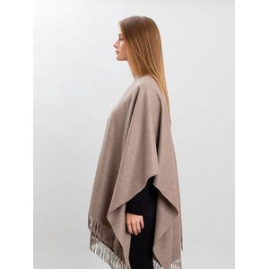 Poncho van 100% baby alpaca wol | Zeer zacht en warm | Hoge kwaliteit en comfort | Beste bescherming tegen de kou | Warmi