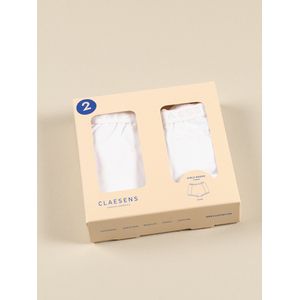 Claesen's® - Boxershorts 2-Pack WitCL 733-White-2