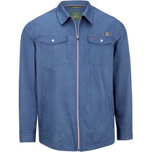 outdoorshirt SIR REEVES blauw