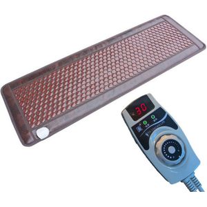 Massage Kussen San - Massagemat 50x150cm Met Temperatuur Aanduiding - Massage Matras Met Warmte Inclusief Bedieningsapparaat