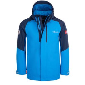 Trollkids - Skaland - Jas - Blauw - 92 cm - Waterdicht - Gerecycled Polyester