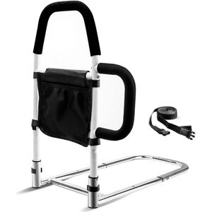 VOKA Bedbeugel - Verstelbaar Bedsteun - Bed Beugel - bedrek - Tot 150kg. - Uitstaphulp bed - Bed steun - Uitval bescherming - Matras Bedhulp - Kliksysteem - Uitstap bed hulp -Gemakkelijk - Uitschuifbaar