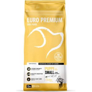 Euro-Premium Puppy Small Kip - Rijst 12 kg