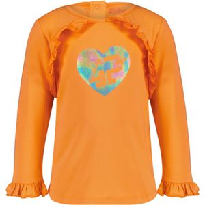 4President-Meisjes T-Shirt Heidi-Light Orange - Maat 104