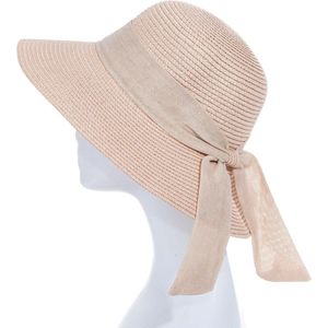 Alma Zonnehoed Dames - UV Werend - Papieren hoed - Zomerhoed heren - 40 cm - Roze