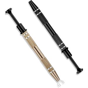 Allecto Plus - Pincet en Tang Set voor Piercings en Sieraden - Anti-slip Gereedschap voor het Oppakken van Edelstenen - 2 Stuks