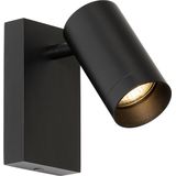 QAZQA jeana luxe - Moderne Wandlamp met schakelaar voor binnen - 1 lichts - L 7.6 cm - Zwart - Woonkamer | Slaapkamer | Keuken