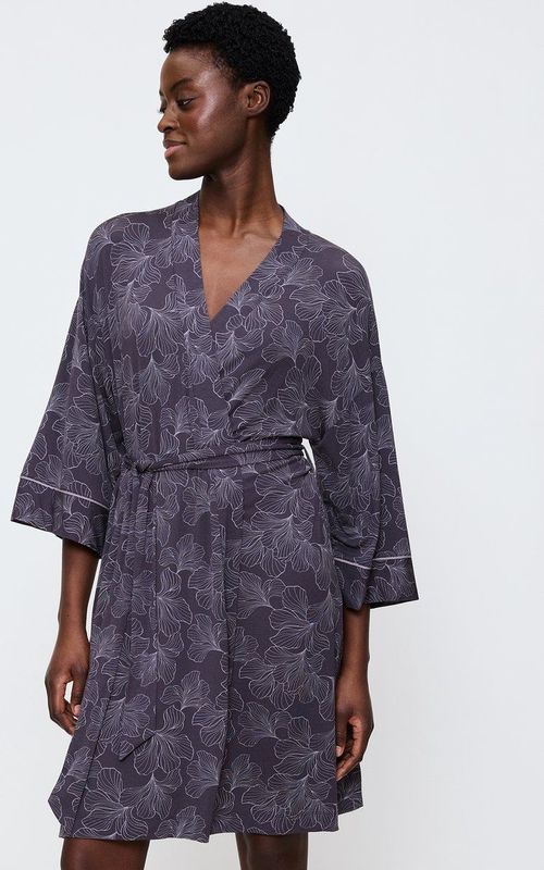 TRIUMPH - Aura Spotlight - Lange Kimono - Grijs - Modal Materiaal