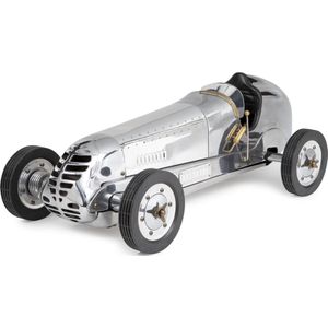Authentic Models - Auto BB Korn - Model Auto - miniatuur auto - Race Auto - Handgemaakt - Zilver