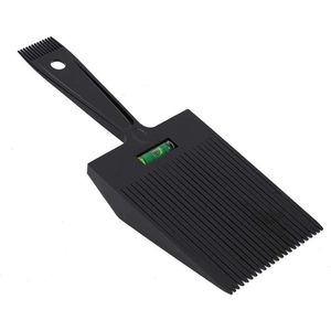 Flat Topper Kam met Platte Topgeleider - Kapperskam voor Professioneel Gebruik thuis - Haarstyling Tool