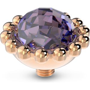 Melano - Twisted Bali Facet - Steentje - Lavender Rosé - Diameter 8 mm